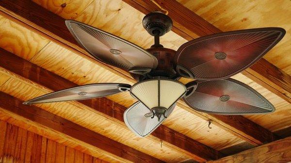 Backyard patio fan