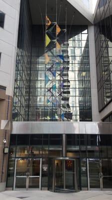 The entrance to the gallery at the Science Center.