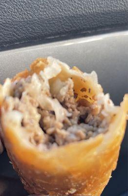 Gotta have it. Steak Cheese Egg Roll!