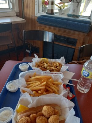 Fried clams & scallops!