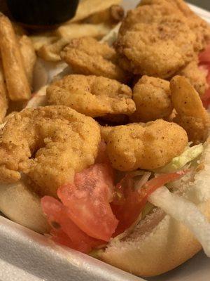 Shrimp poboy