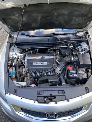 Engine bay cleaning