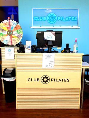 Lobby reception area, Club Pilates, Rowlett, TX