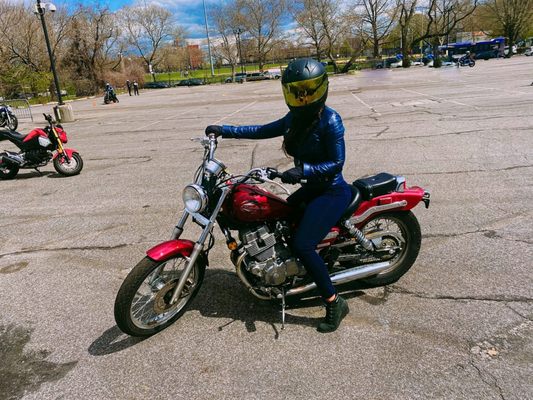 Motorcycle riding lessons