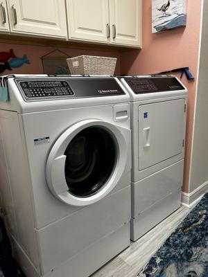 My new front load Speed Queen washer and dryer