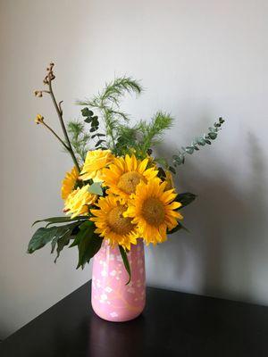 Summer sunflowers.