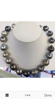 Multi Color Tahitian Baroque South Sea Pearls