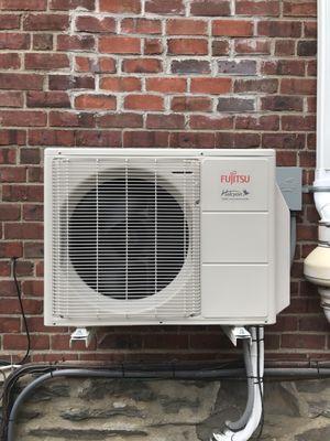 Ductless mini-split outdoor condenser