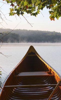 Getting ready to launch on Eastman Lake