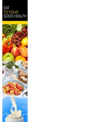 EAT to Your Good Health: Exchange Lists and Meal Planning for Eating Disorders