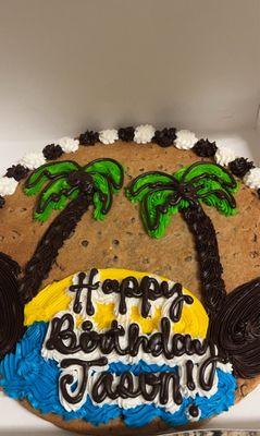 birthday cookie cake