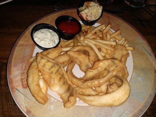 Whitetail Inn St Germain WI Lightly breaded perch and thin cut fries