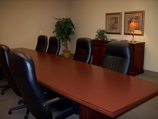 Conference room, with videoconferencing capabilities