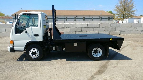 Custom made flatbed welded painted and installed