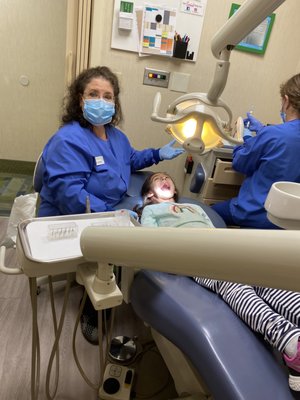 My well behaved kids at the Dentist!