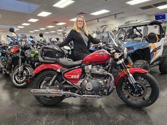 Picking up my new bike at Locomotion Powersports in Mahwah, NJ