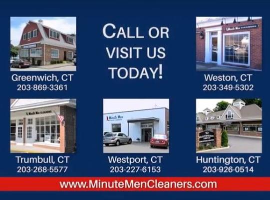 5 Locations throughout Fairfield County!