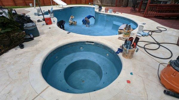 Pool Renovation in the Great Hills