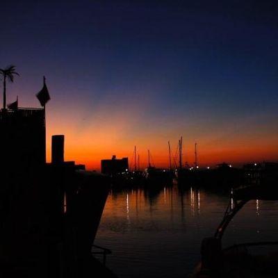 Early morning, at "Clearwater Beach" Marina, Clearwater Beach Florida, October 2023.