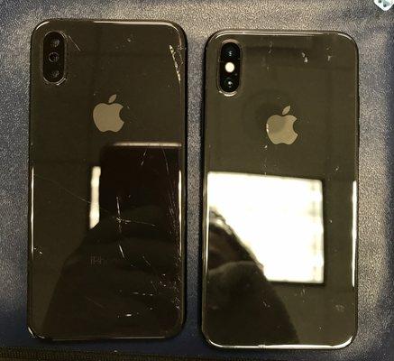 Apple iPhone XS Back Glass Cover Replacement On-site