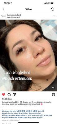 What i asked but with morr lashes