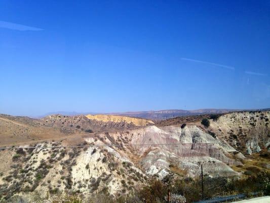 Sedimentary rock in the natural preserve