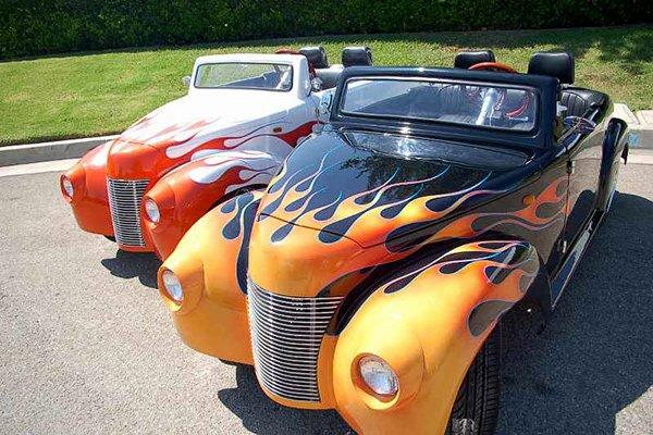 Custom Painted 39 Roadster Golf Carts