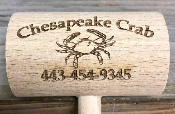 Custom crab mallets $2 each