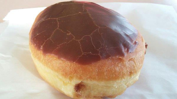 Custard filled Chocolate Donut is good.