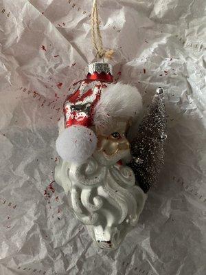 Mercury Santa ornament