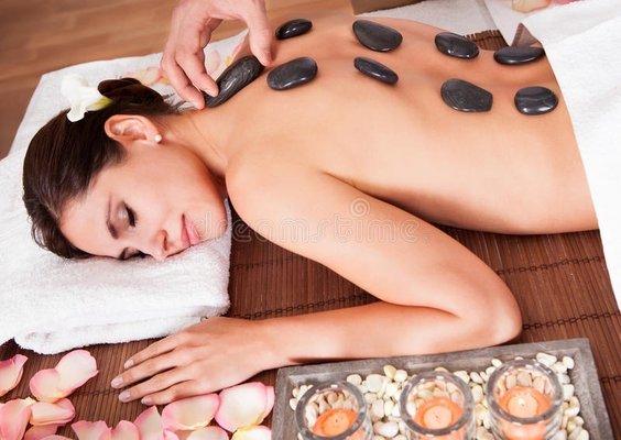 Hot stone massage