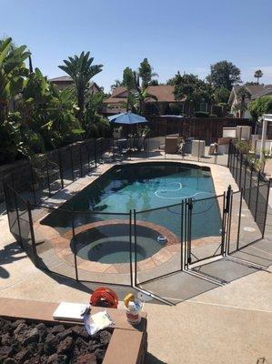 A quick look at one of our projects! Give us a call for your Pool Fencing Installation needs.