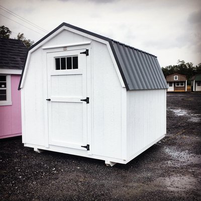 8x8 Mini Barn with optional Transom Window