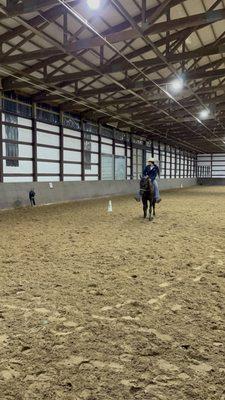 Kara Working Cow Trec Bareback..