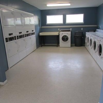 Laundry Center with Card Operated Machines