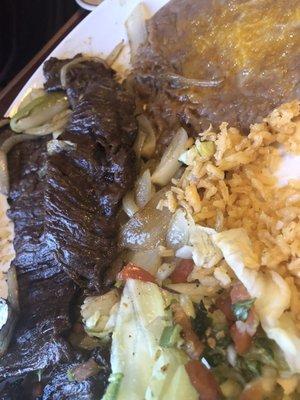 Carne Asada plate.