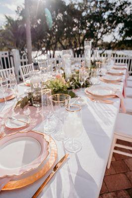 Gorgeous Table scape! Planning by Kathryn Fagan Enterprises