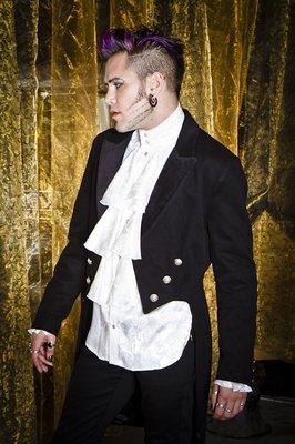 Victorian Tailcoat and Louis XIV shirt by Shrine of Hollywood