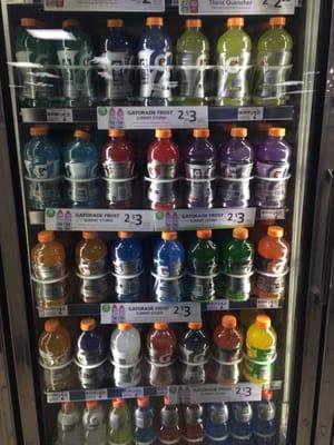 Gatorade selection: 7-11, Hillsdale NJ