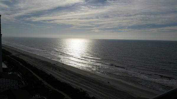 Beautiful views. Hear the ocean from your new comfortable patio furniture. Unit 1504 patricia grand myrtle beach