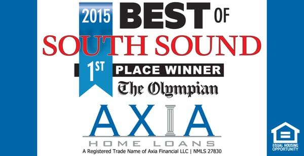 A special thank you to those of you who voted us the Best of South Sound for mortgage lending! ~ Michelle Wickett and Team