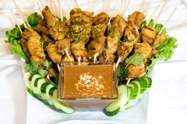 Chicken Satay w/Homemade Peanut Sauce