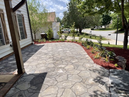 Paver patio