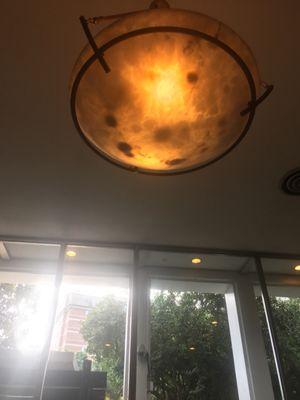 Burnt out light in the lobby. It's been like this for years. Hoa and Kpa don't do anything.