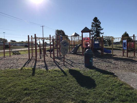 Another front view of playground