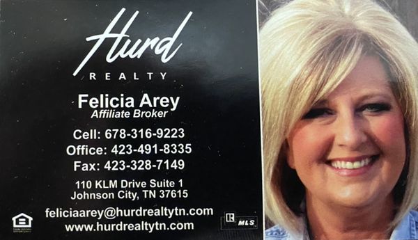 Felicia AREY Business Card