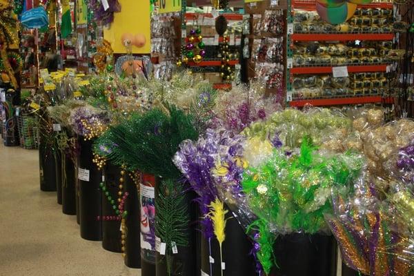 Mardi Gras party decorations