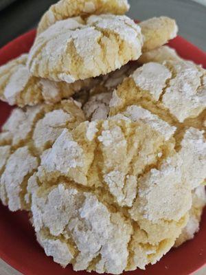 Lemon Crinkle Cookies