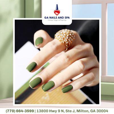 Ready for a nail makeover? Visit GA Nails & Spa for the best designs!