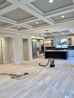 Kitchen Floor And ceiling reimagined, McLean